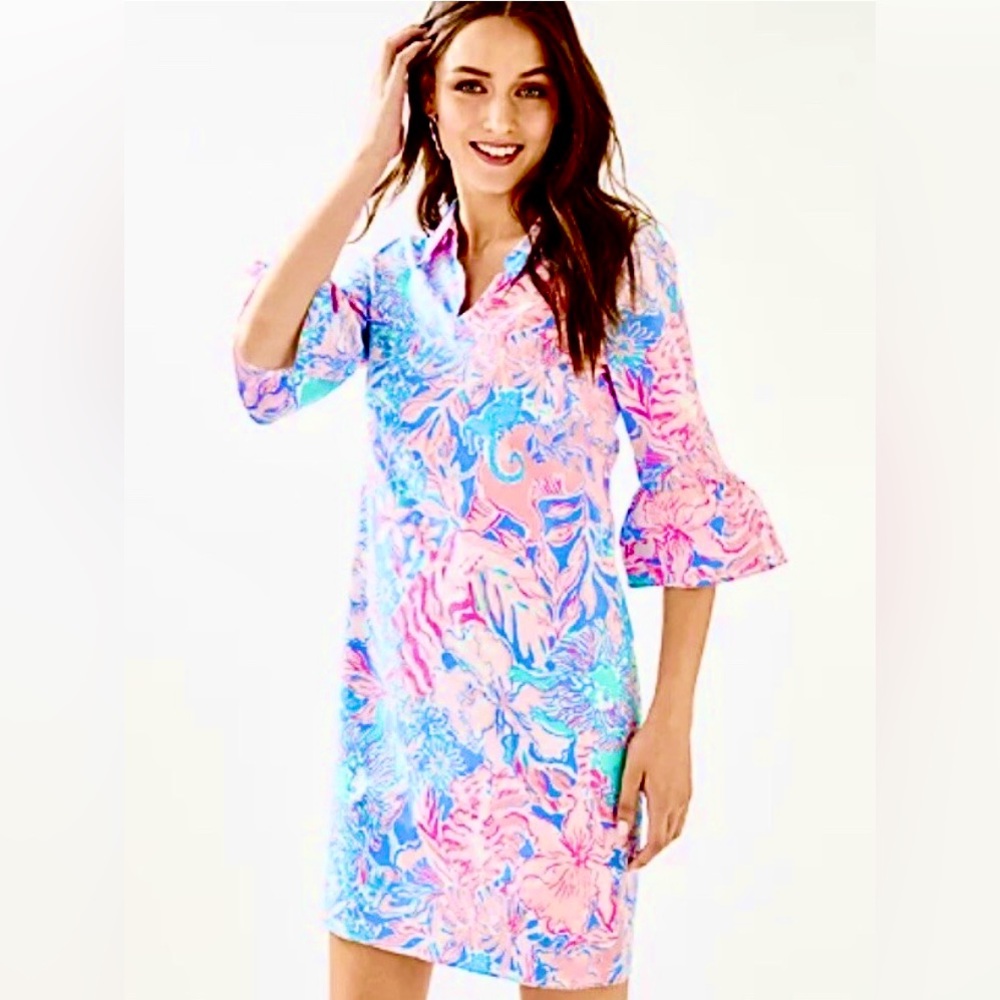 NWT Lilly Pulitzer Ginger Stretch Dress Size  16